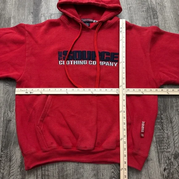 Vintage Y2K The Source Clothing Company Hip Hop Skater Hoodie - Picture 3 of 9